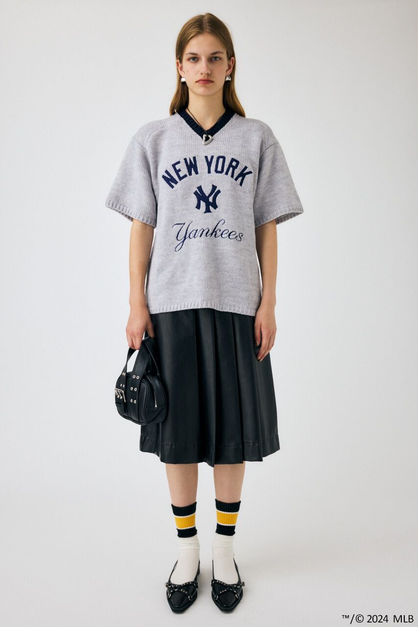 MOUSSY「MLB KNIT Tシャツ」|ニット・セーター|