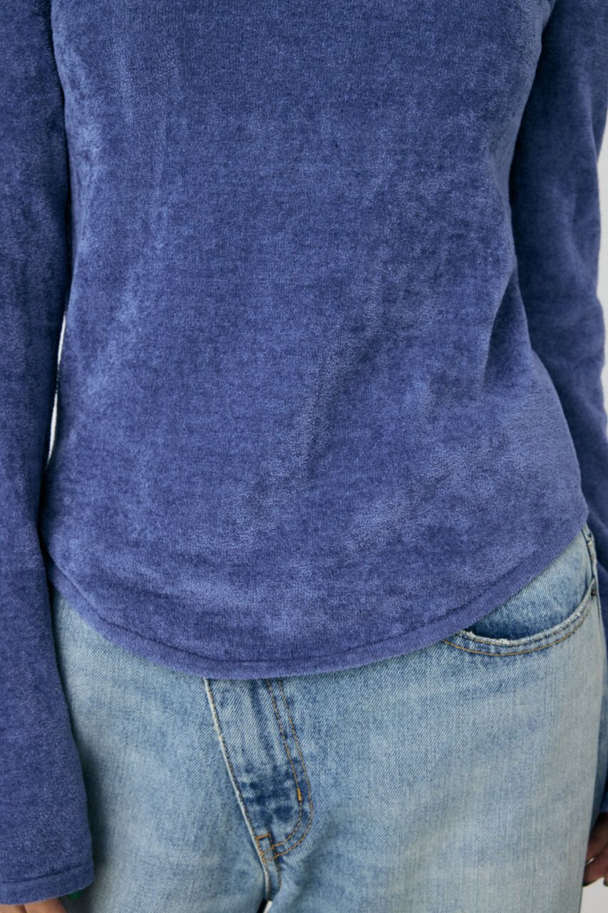 MOUSSY「VELOUR TOUCH ロングスリーブトップス」|ニット・セーター|