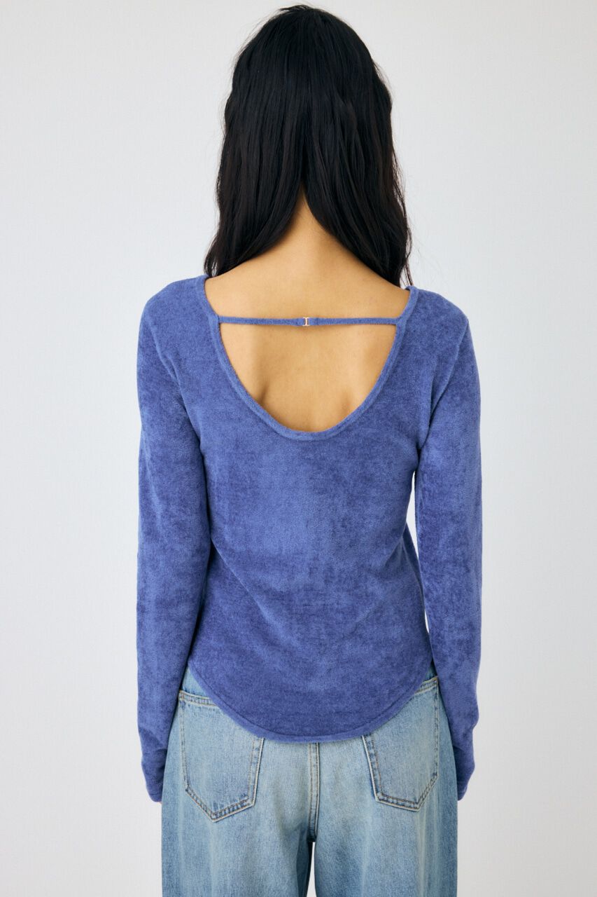 MOUSSY「VELOUR TOUCH ロングスリーブトップス」|ニット・セーター|