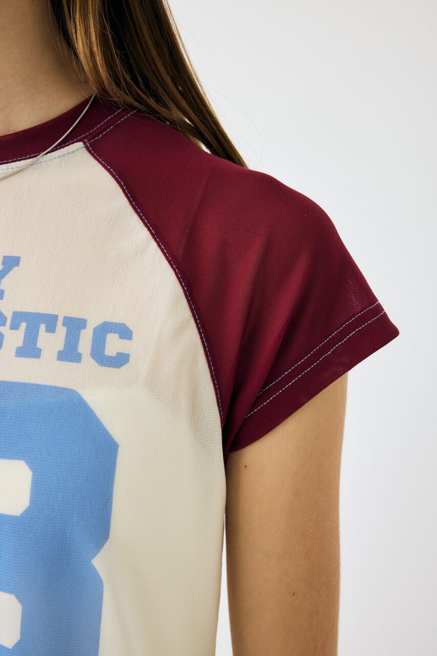 MOUSSY「NUMBERING シアー TEE」|Tシャツ・カットソー|