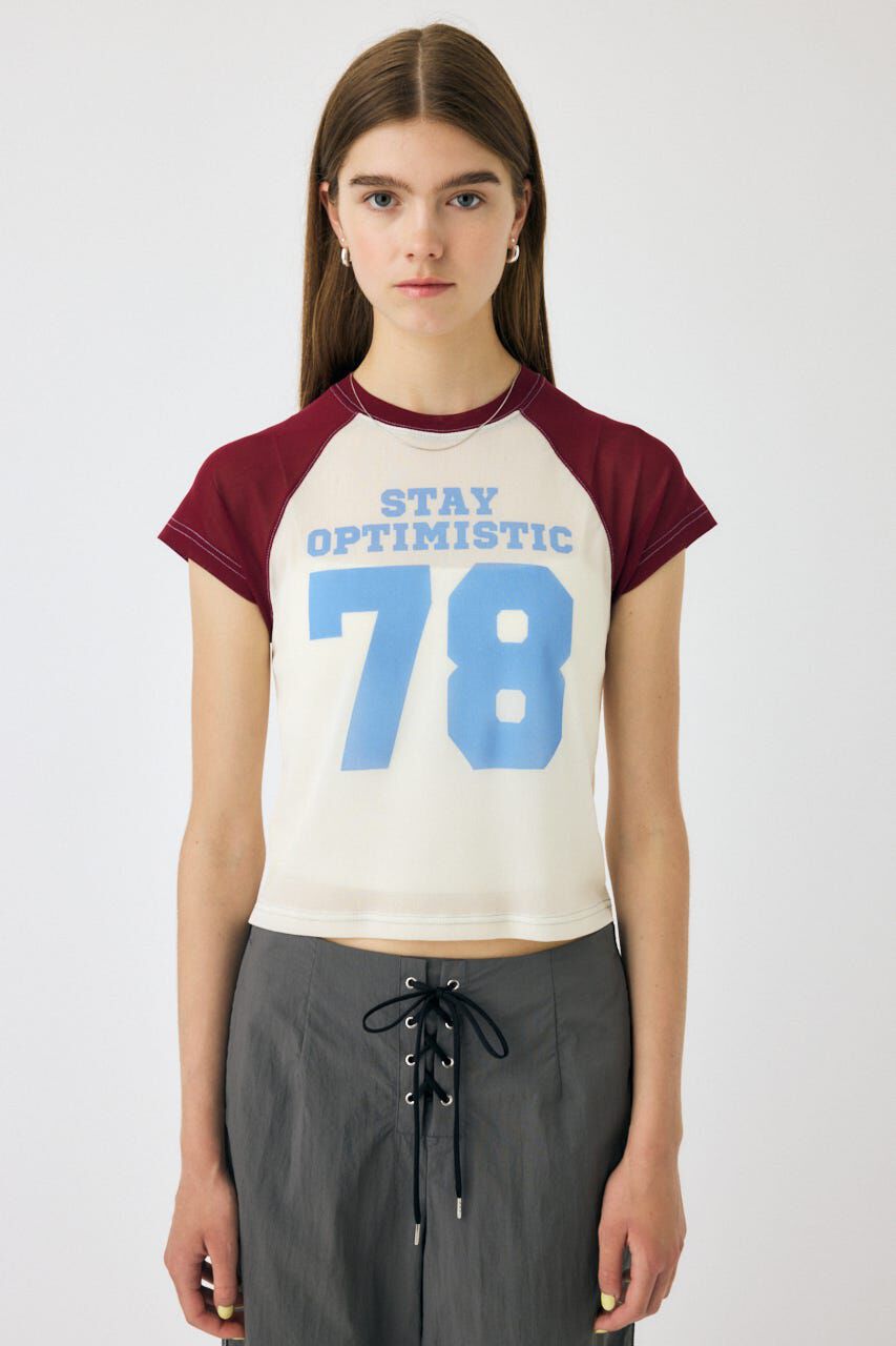 MOUSSY「NUMBERING シアー TEE」|Tシャツ・カットソー|