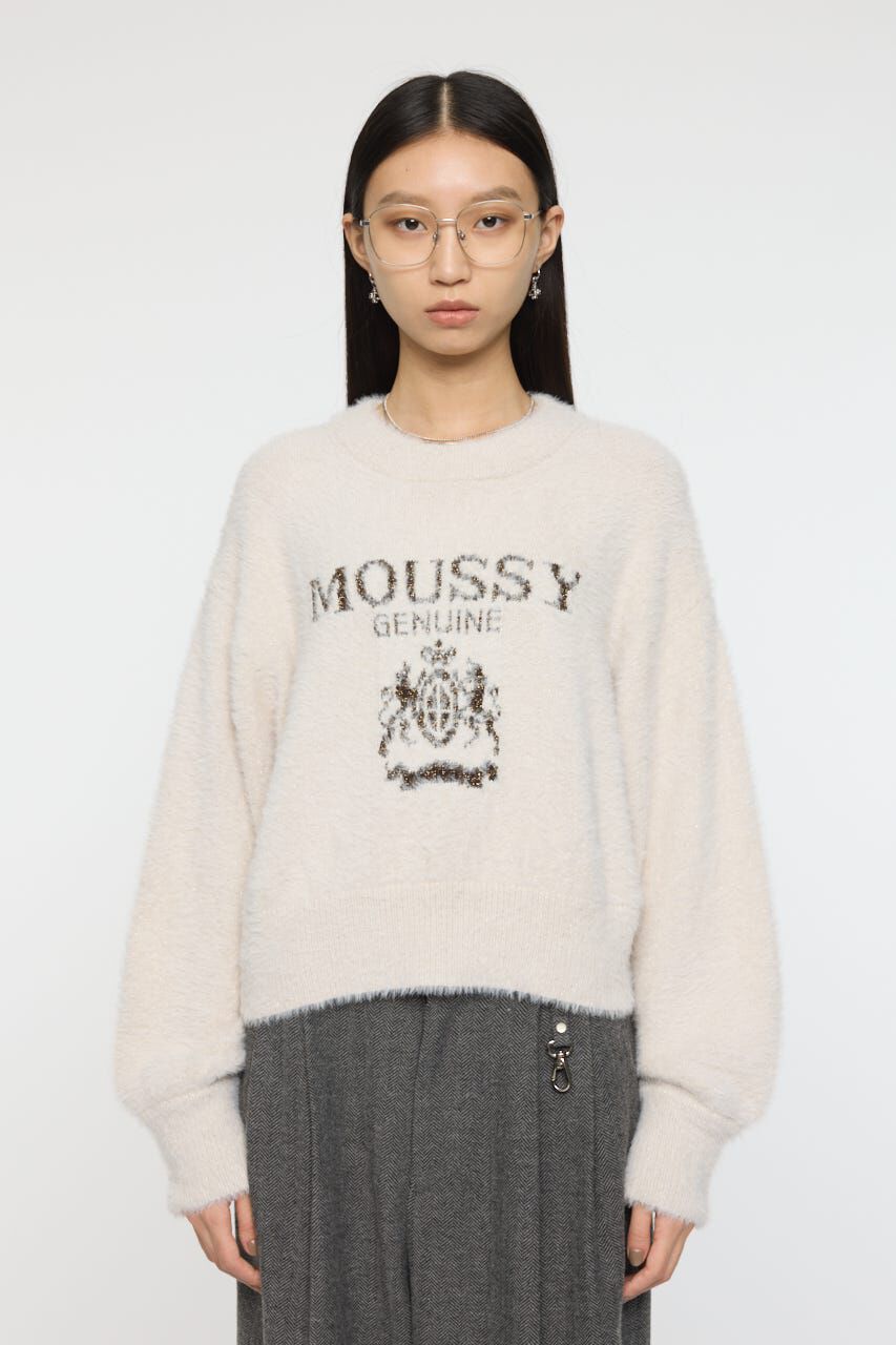 MOUSSY「FLUFFY MOUSSY KNIT トップス」|ニット・セーター|