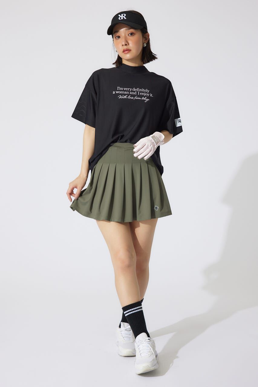 rienda「ロゴプリントルーズTシャツ」|シャツ・ブラウス|