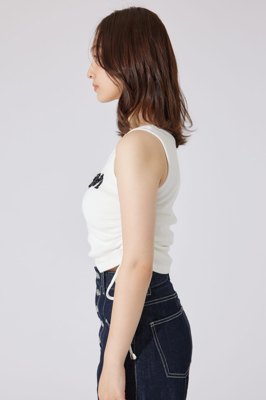 rienda「ビジュードロストタンクトップス」|タンクトップ|
