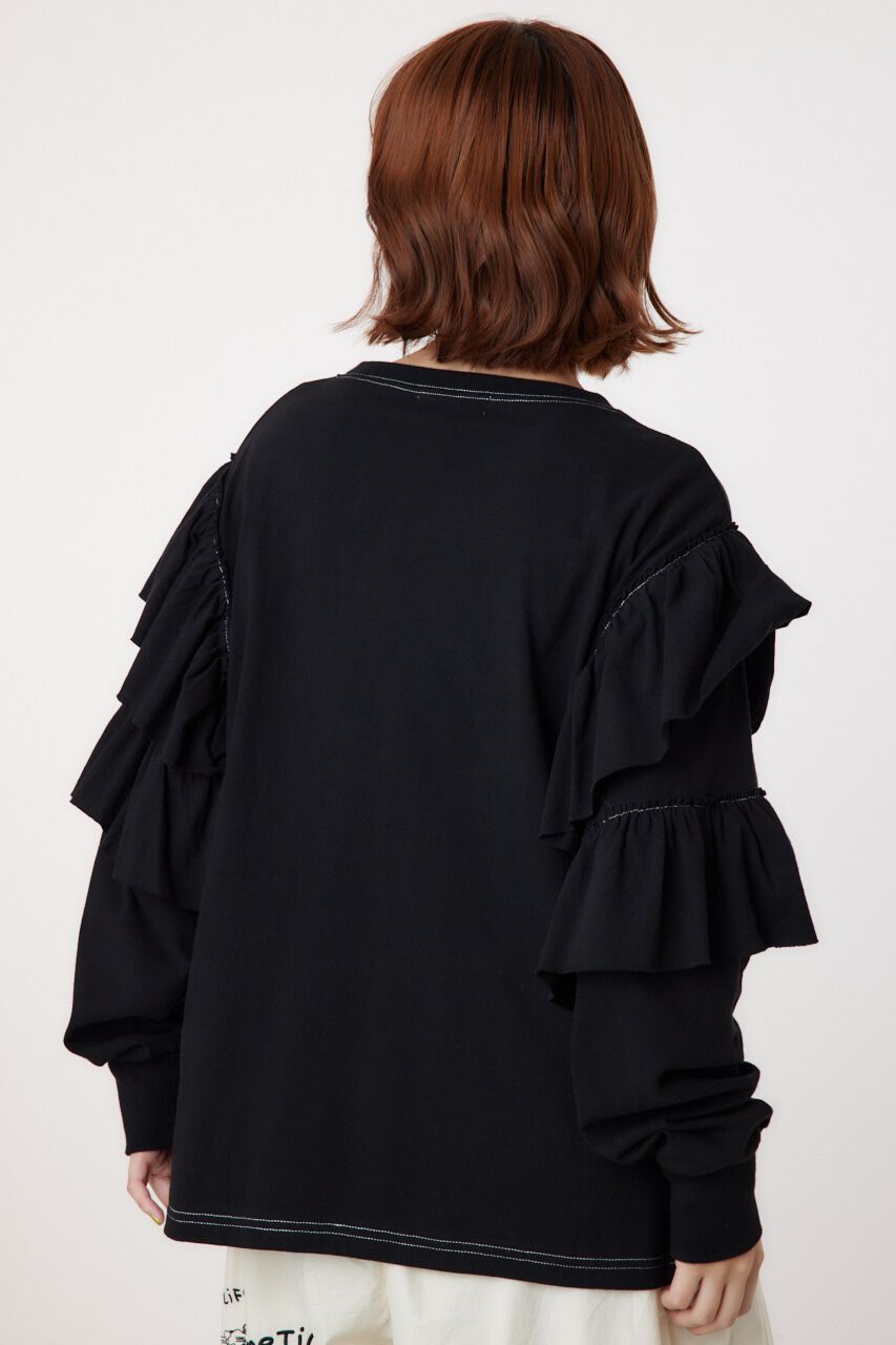 RODEO CROWNS「ステッチフリルトップス」|Tシャツ・カットソー|