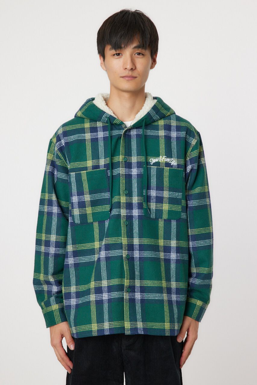 RODEO CROWNS「boa hooded シャツ」|シャツ・ブラウス|