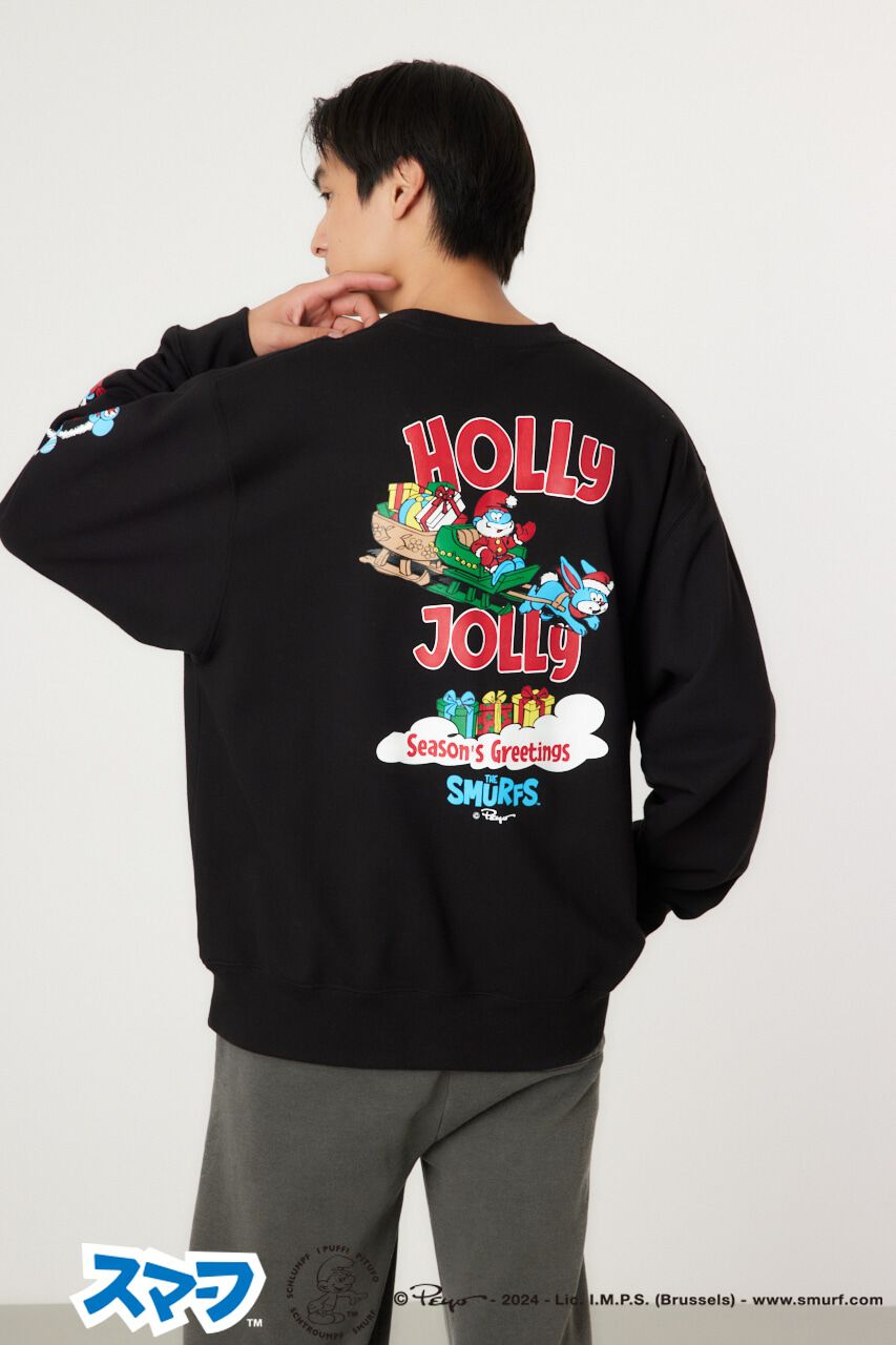 RODEO CROWNS「(THE SMURFS)Xmasスウェットトップス」|パーカー|