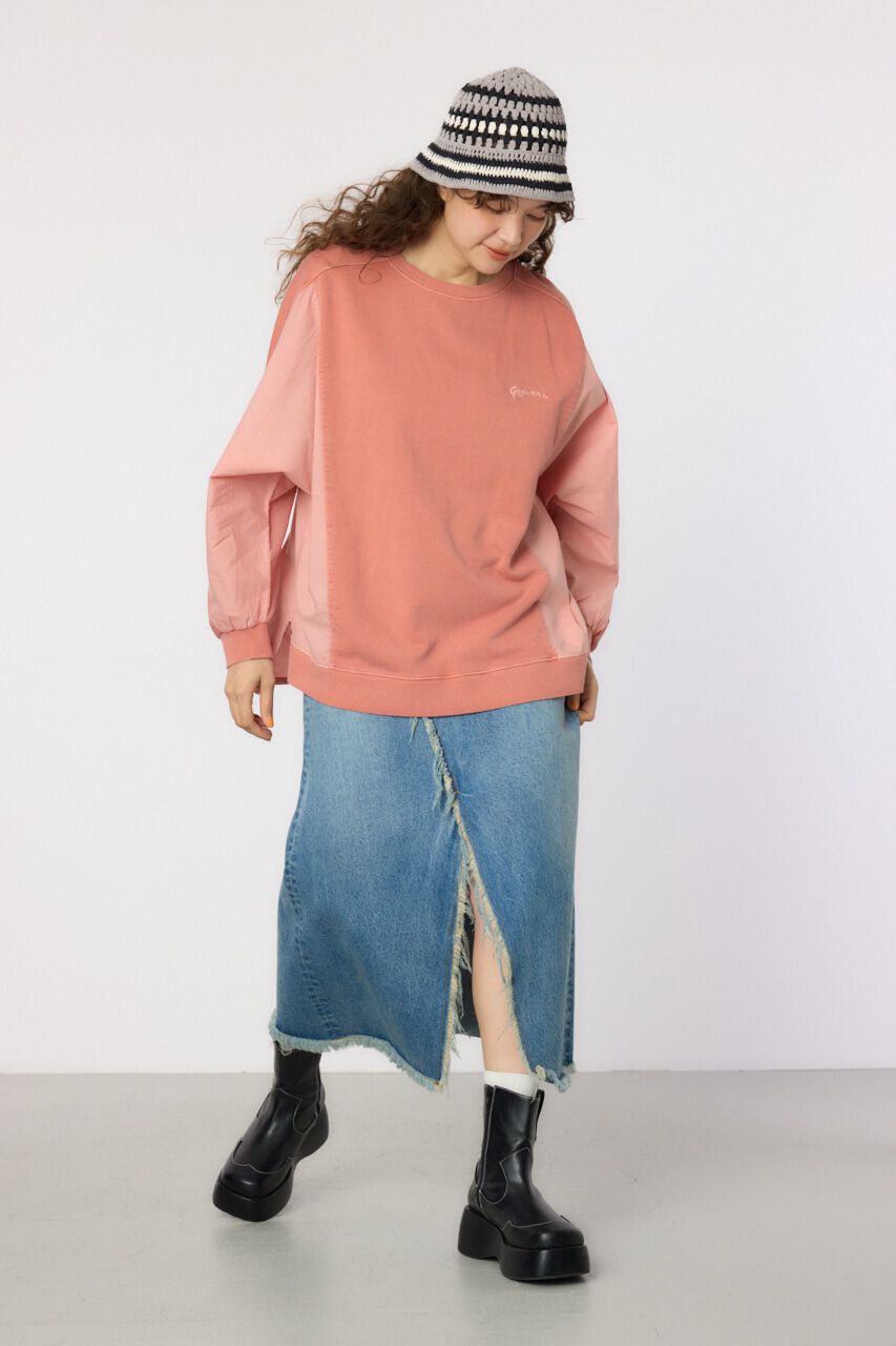 RODEO CROWNS「ピグメントバック切替トップス」|Tシャツ・カットソー|