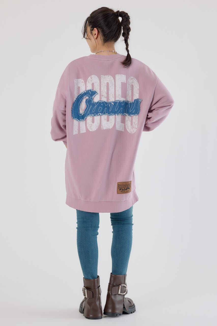RODEO CROWNS「グランジロゴデニムアップリケワンピース」|ワンピース|