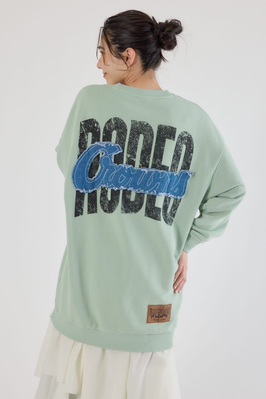 RODEO CROWNS「グランジロゴデニムアップリケワンピース」|ワンピース|MINT