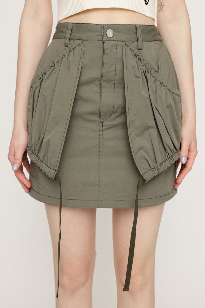 SLY「SHIRRING PK ショートスカート」|スカート|