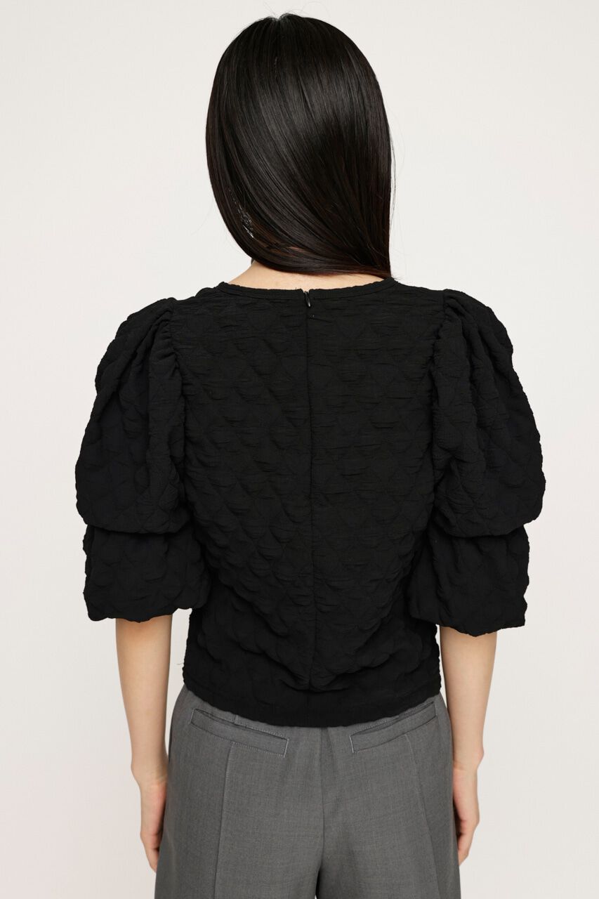 SLY「PUFF SLEEVE CUT トップス」|Tシャツ・カットソー|