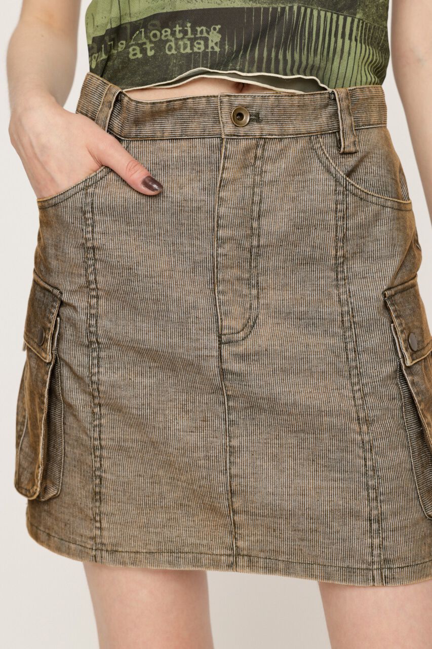 SLY「WASHED CORDUROY ショートスカート」|スカート|