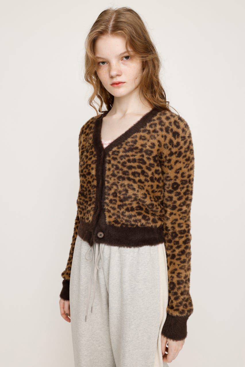 SLY「MINI SHAGGY V／N カーディガン」|カーディガン|