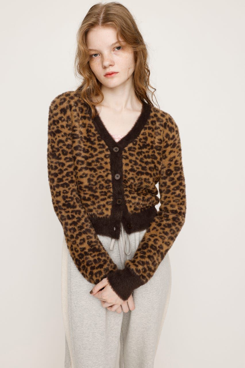 SLY「MINI SHAGGY V／N カーディガン」|カーディガン|