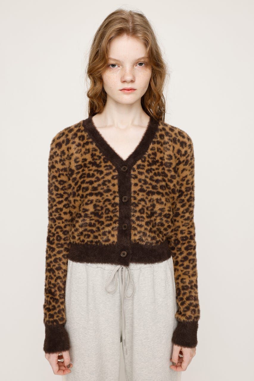 SLY「MINI SHAGGY V／N カーディガン」|カーディガン|