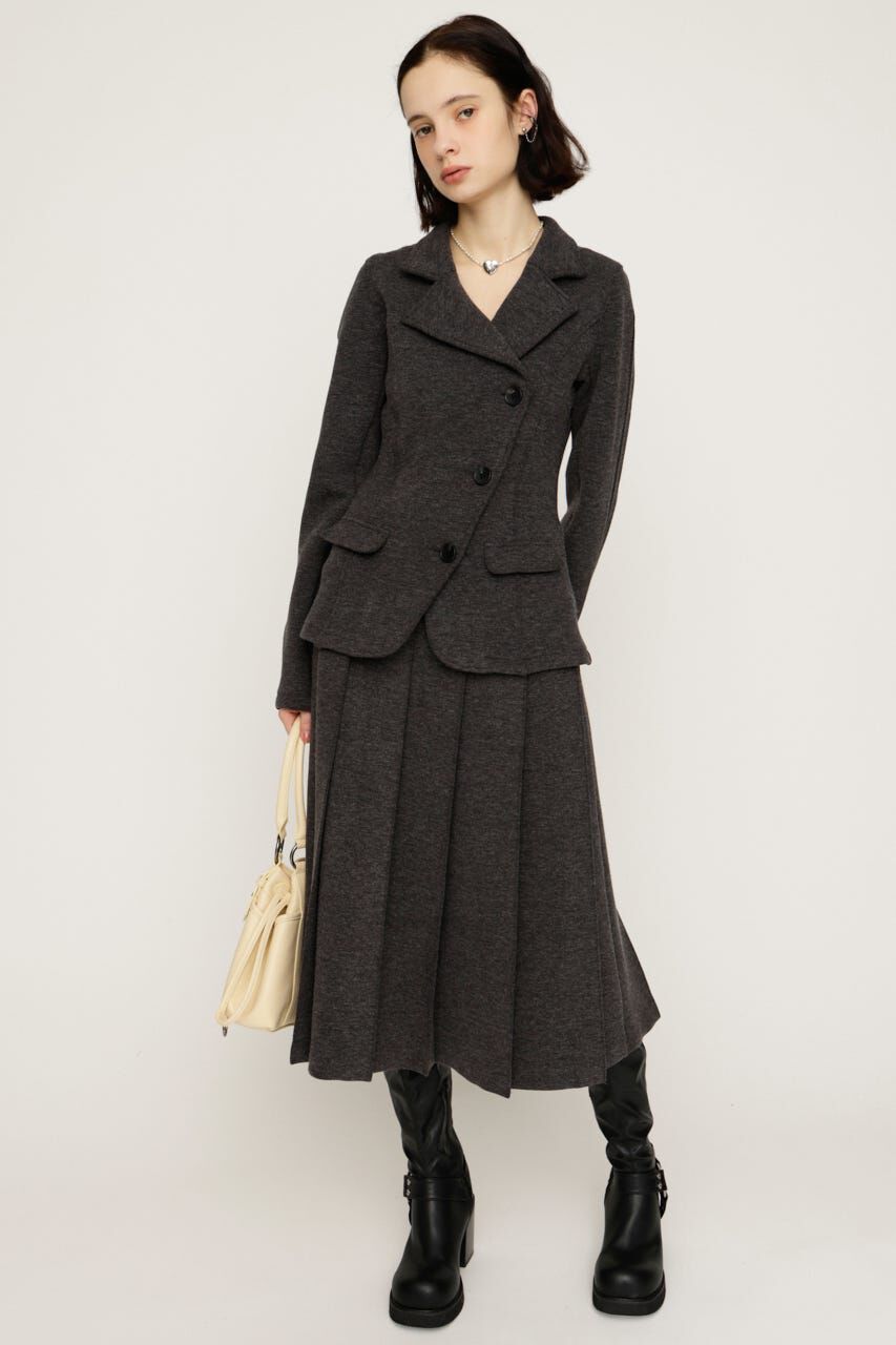 SLY「KNITTING PLEATS スカート」|スカート|