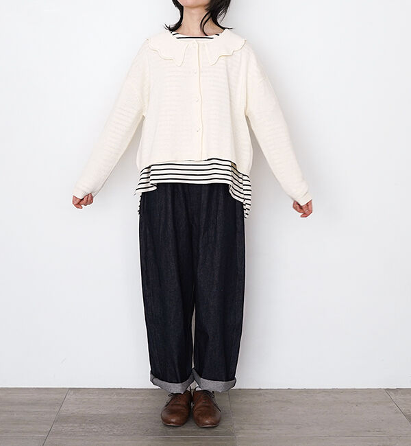 オオカミとフクロウ「オオカミと月星の遊園地」|カーディガン|