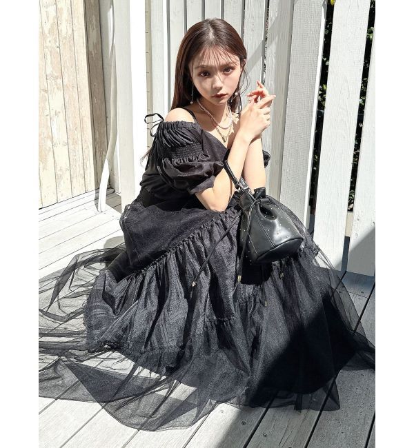 RESEXXY「ボリュームスリーブオフショルブラウス」|シャツ・ブラウス|