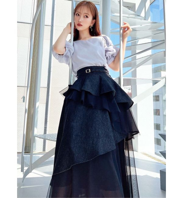 RESEXXY「ボリュームスリーブオフショルブラウス」|シャツ・ブラウス|