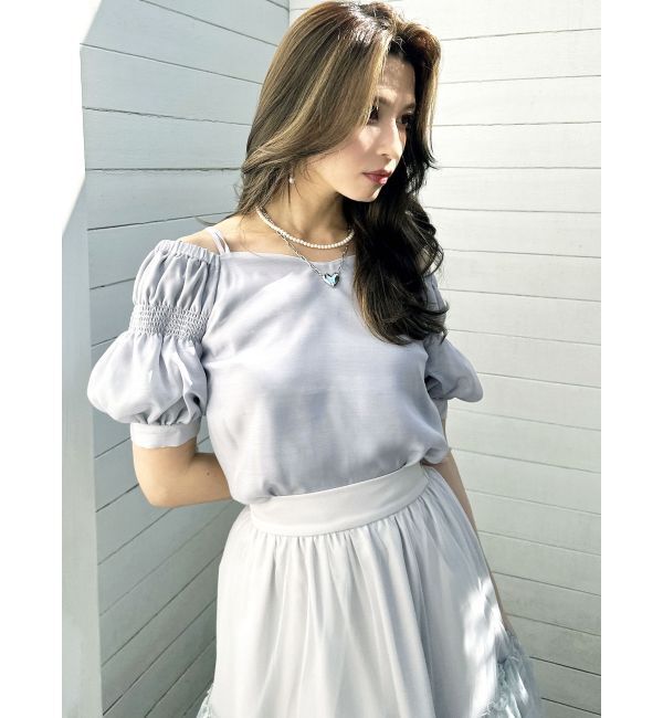 RESEXXY「ボリュームスリーブオフショルブラウス」|シャツ・ブラウス|
