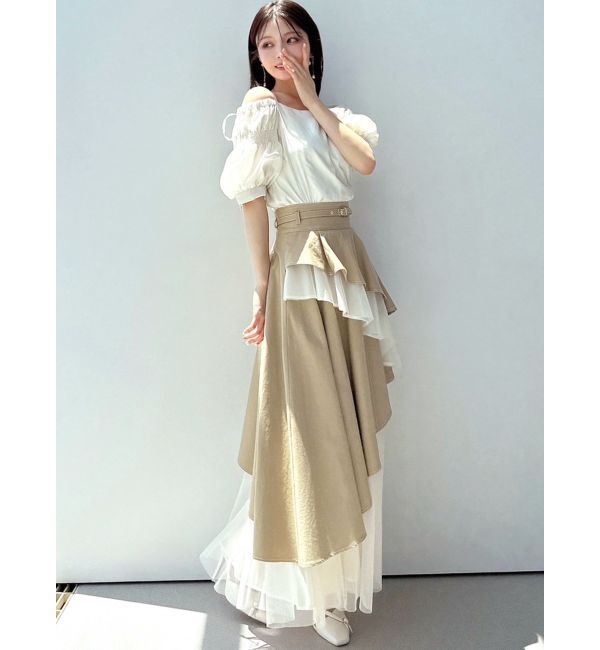 RESEXXY「ボリュームスリーブオフショルブラウス」|シャツ・ブラウス|