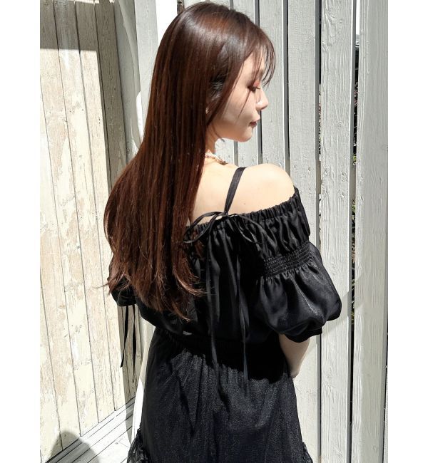 RESEXXY「ボリュームスリーブオフショルブラウス」|シャツ・ブラウス|