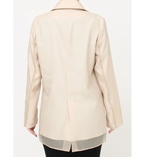 RESEXXY「シアーレイヤードジャケット」|テーラードジャケット|