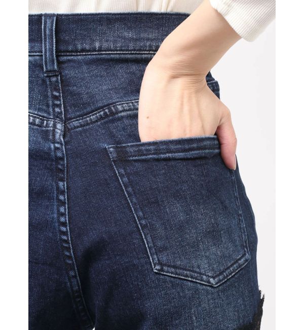 RESEXXY「レースドッキングデニムパンツ」|デニム|