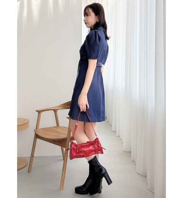 dazzlin「ストライプツイードミニワンピース」|ワンピース|