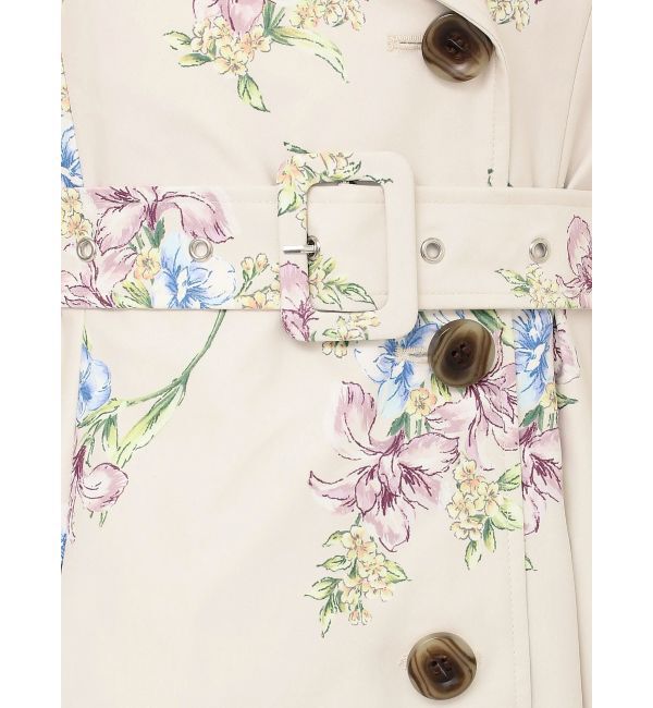 dazzlin「ビッグカラーフリルスリーブトレンチコート」|トレンチコート|