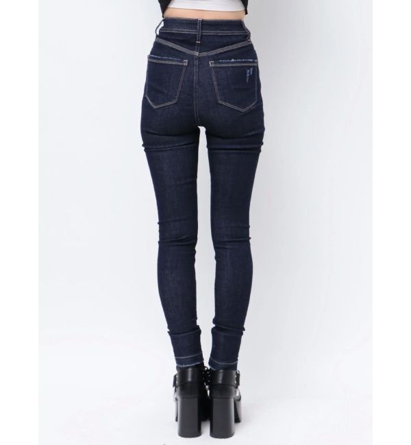 EMODA「ミニマルジャストウエストパギンス」|デニム|