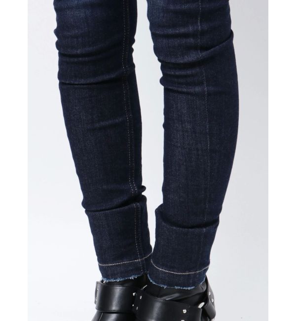 EMODA「ミニマルジャストウエストパギンス」|デニム|