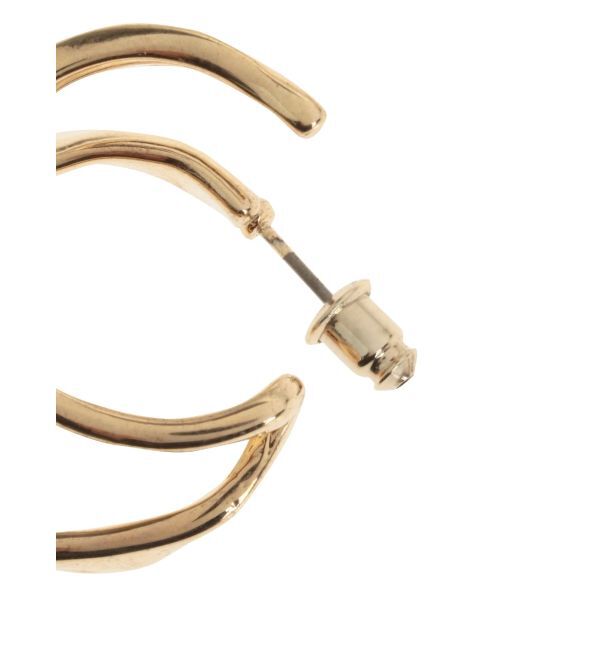 EMODA「ニュアンスダブルフープピアス」|ピアス|