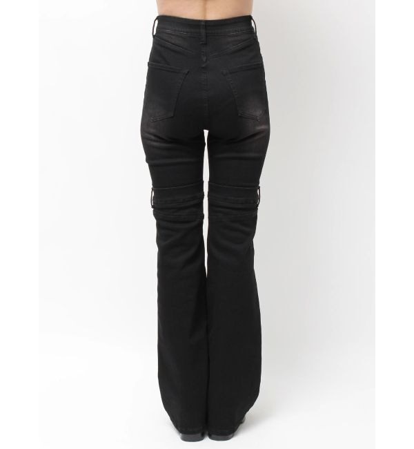 EMODA「ハイカバーフレアパギンス」|デニム|