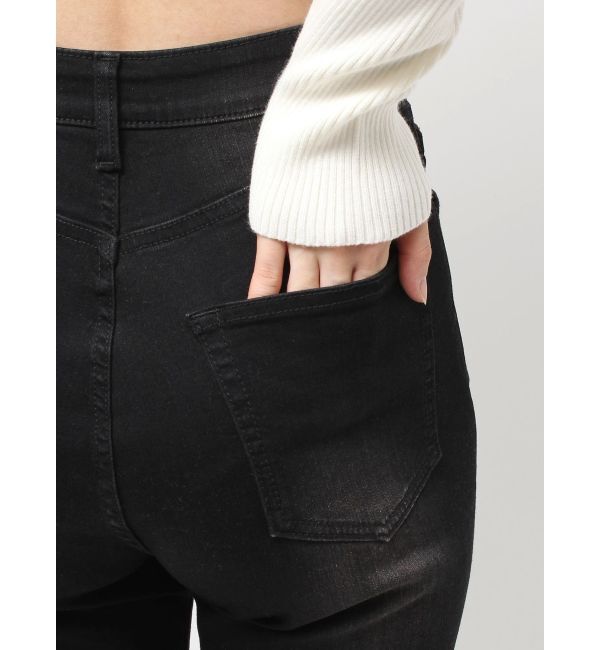 EMODA「ハイカバーフレアパギンス」|デニム|