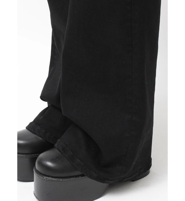 EMODA「ハイカバーフレアパギンス」|デニム|