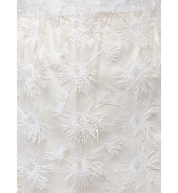 MERCURYDUO「【OUNNOUN】モチーフレースチュールタイトスカート」|スカート|