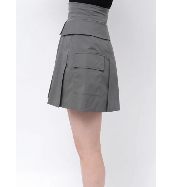 MERCURYDUO「タフタコルセットミニスカパン」|スカート|