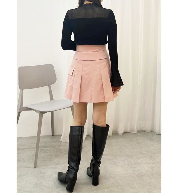 MERCURYDUO「タフタコルセットミニスカパン」|スカート|