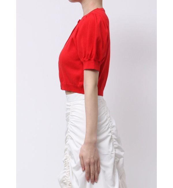 MERCURYDUO「クロップドニットアンサンブル」|カーディガン|