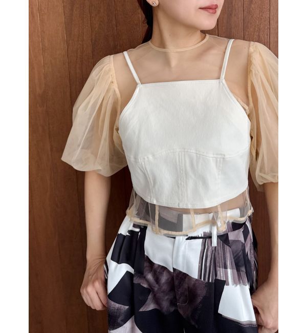 MERCURYDUO「【OUNNOUN】バックサテンタックパンツ」|その他|