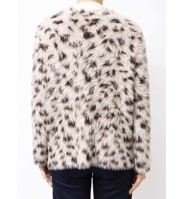 MERCURYDUO「ファーライクシャギーミドルカーディガン」|カーディガン|