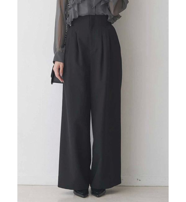 MERCURYDUO「basicワイドパンツ」|その他|ブラック