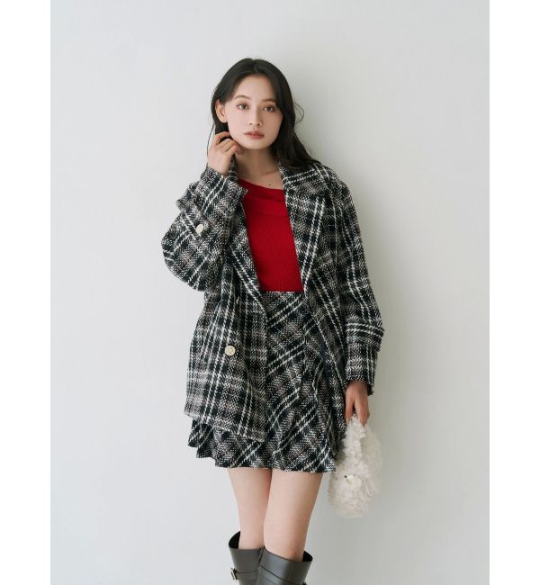 MERCURYDUO「オリジナルロービングチェックPコート」|その他|