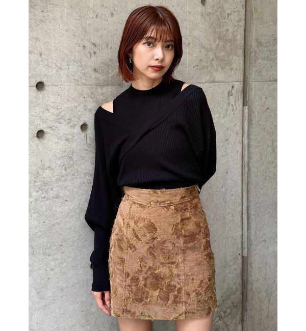 MURUA「カシュクールドッキングニット」|ニット・セーター|