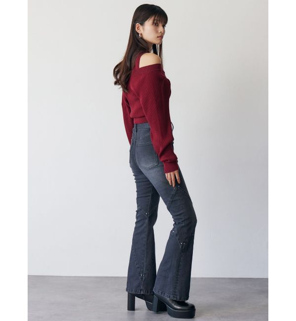 MURUA「カシュクールドッキングニット」|ニット・セーター|