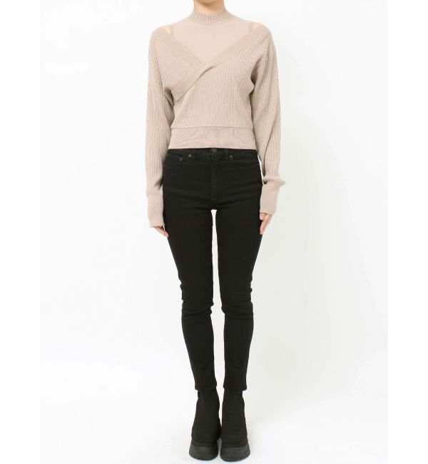 MURUA「カシュクールドッキングニット」|ニット・セーター|