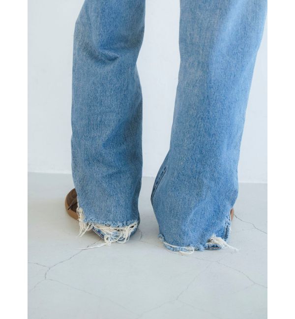 Ungrid「ヴィンテージルーズストレートデニム」|デニム|