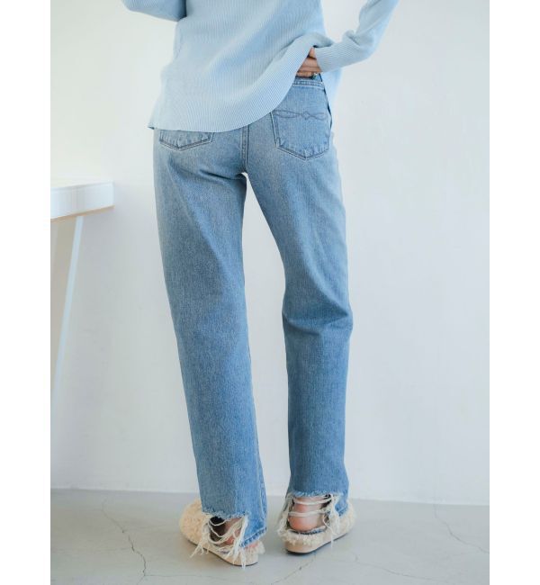 Ungrid「ヴィンテージルーズストレートデニム」|デニム|